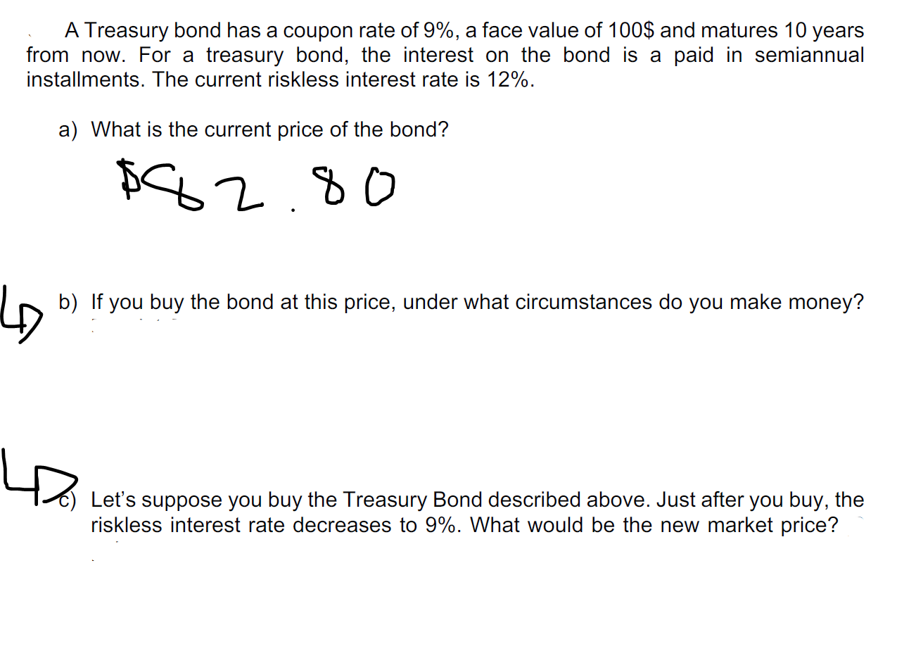 what is the face value of a treasury bond