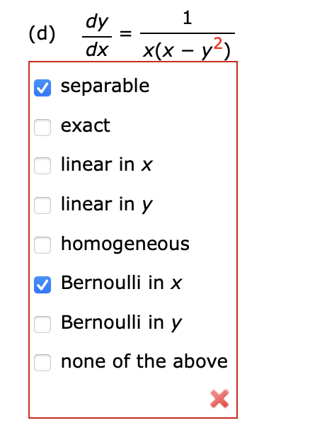 Solved Classify Each Differential Equation As Separable Chegg