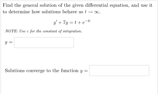 Solved Find the general solution of the given differential | Chegg.com