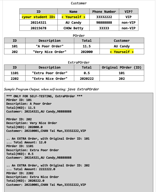 Solved Java file Customer.java: public class Customer | Chegg.com