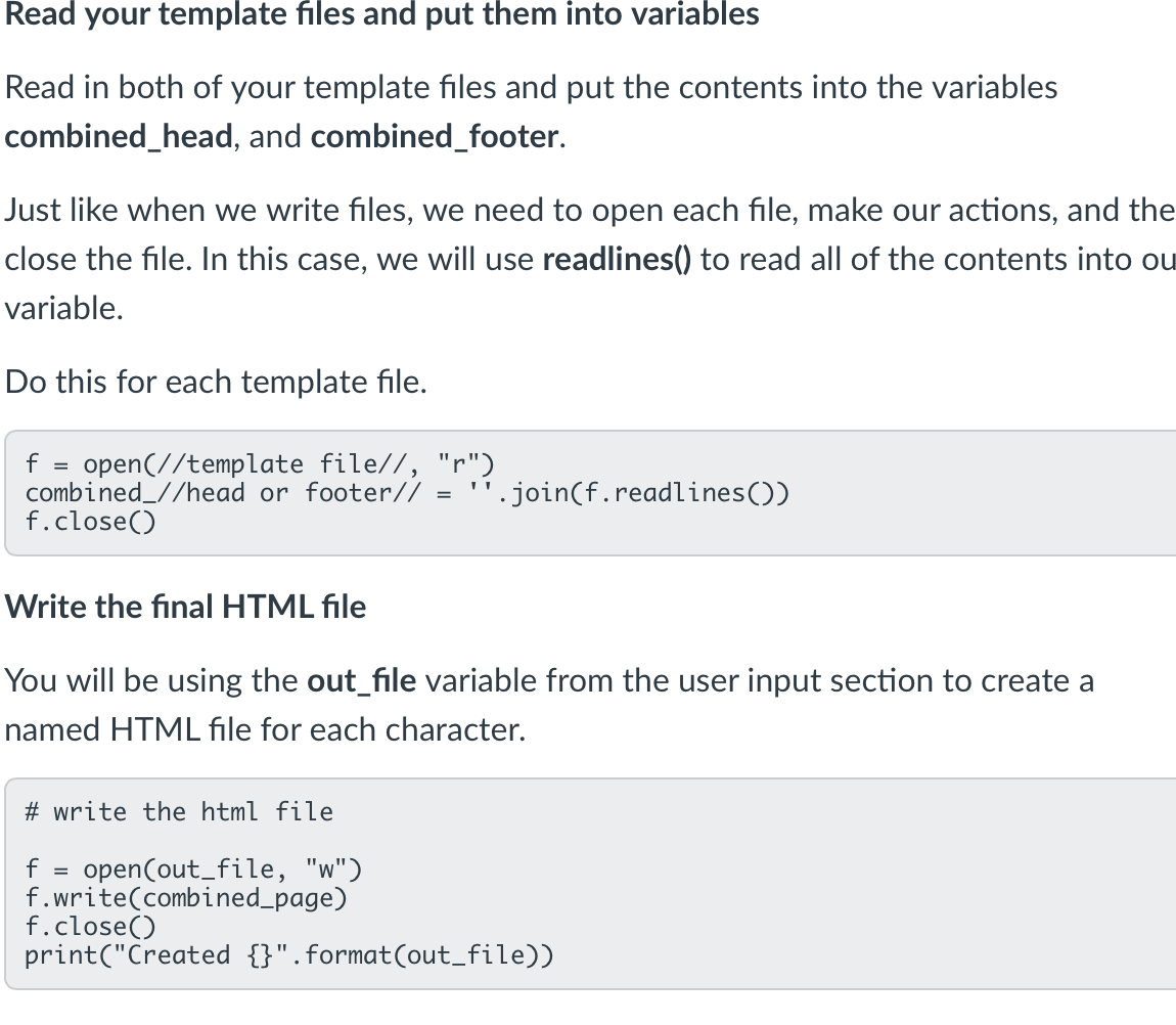 Solved Program Steps Follow these steps to create your | Chegg.com