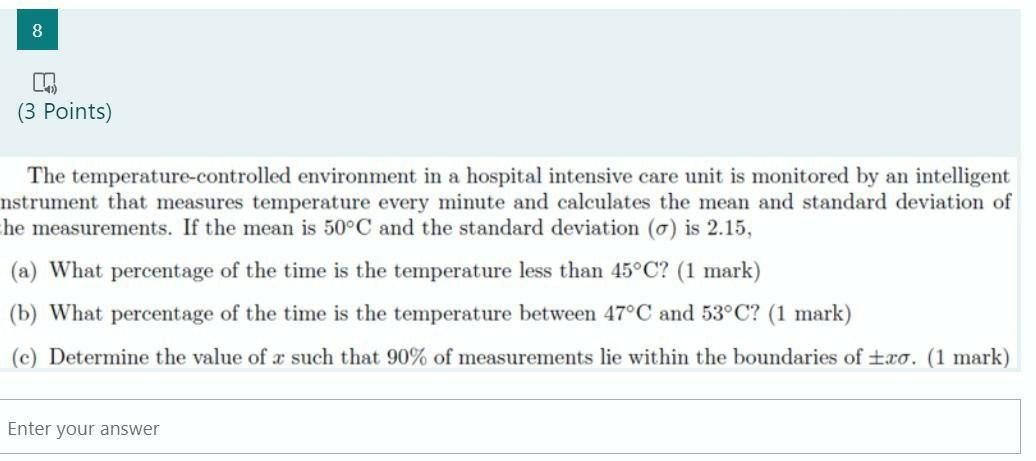 Solved 8 Ll (3 Points) The Temperature-controlled 