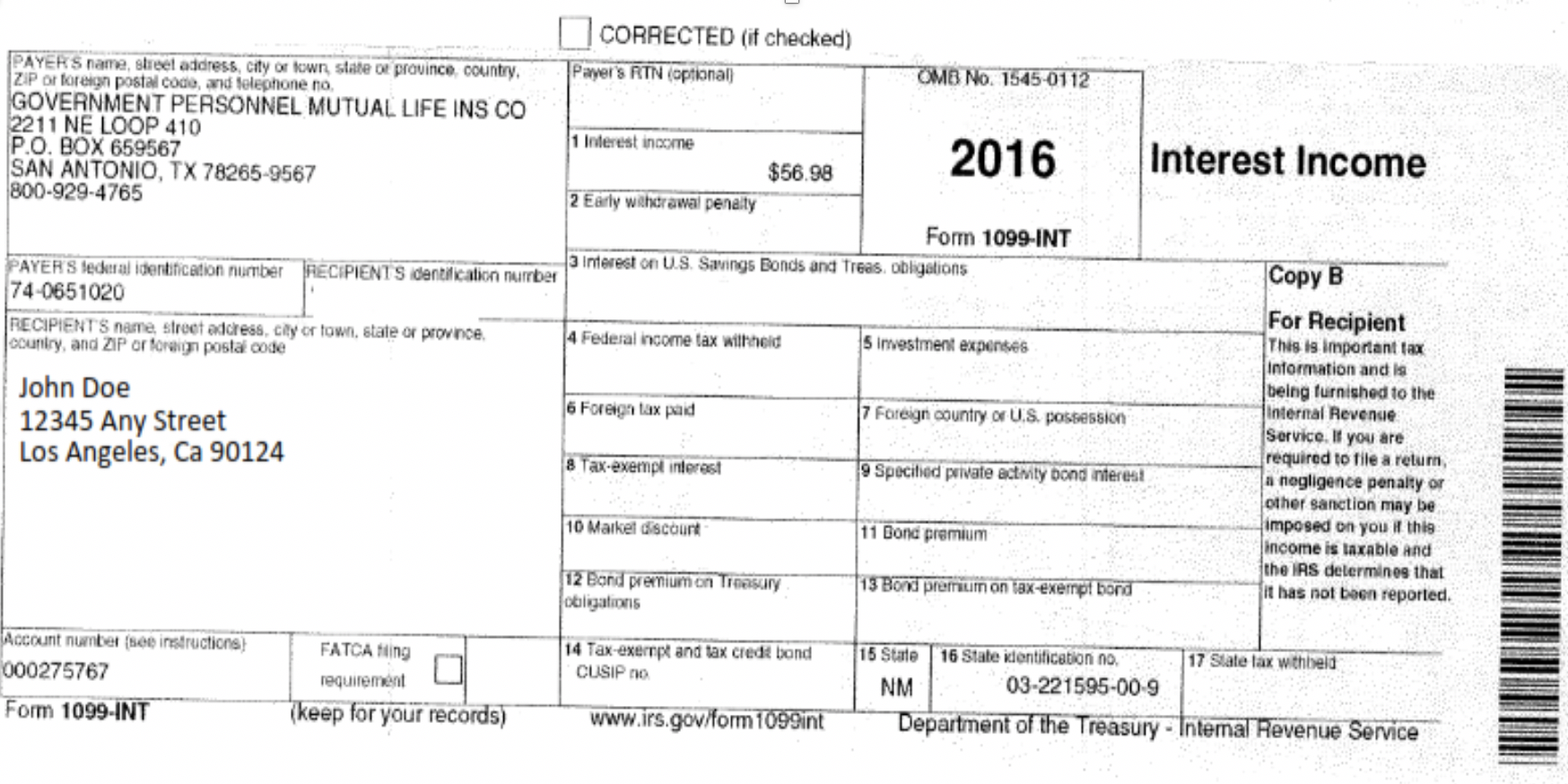 John and Jane Doe are married retired taxpayers who | Chegg.com