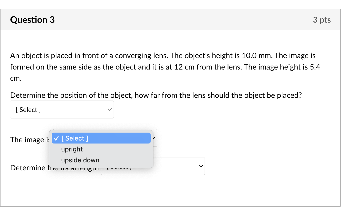 Solved An object is placed in front of a converging lens. | Chegg.com
