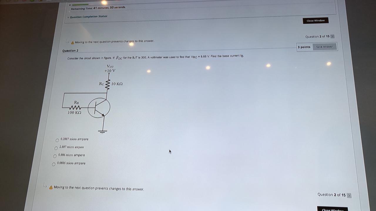 Solved consider the circuit shown in figure. If BDC for the | Chegg.com