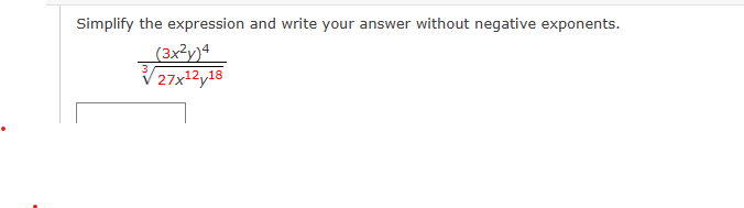 Solved Simplify the expression and write your answer without | Chegg.com