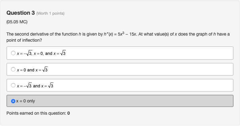 Solved Question 3 Worth 1 Points 05 05 Mc The Second Chegg Com