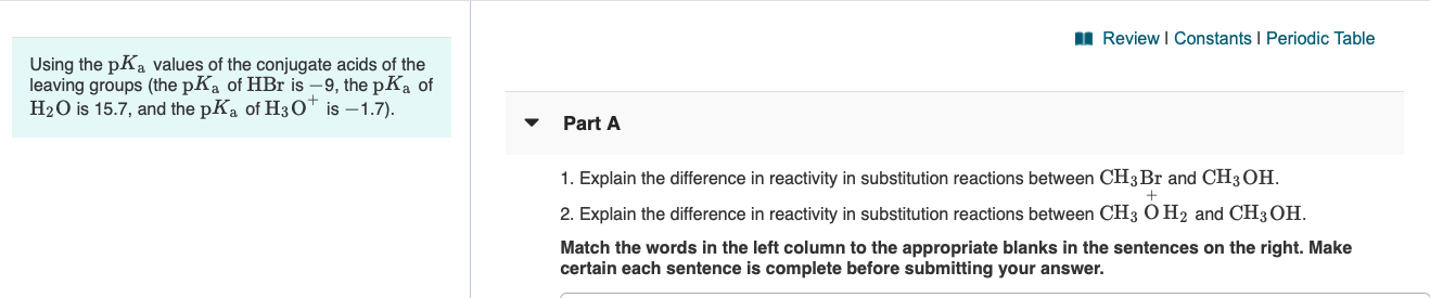 Solved Using The PKa Values Of The Conjugate Acids Of | Chegg.com