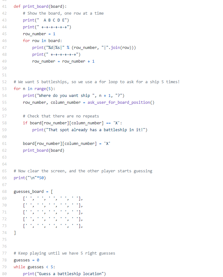 Solved 1 2 3 # A board is a list of rows, and each row is a | Chegg.com