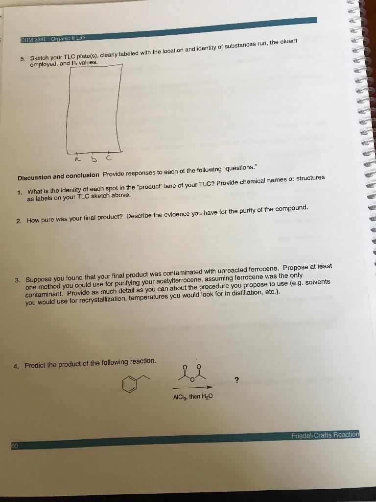 Solved 0 cm 1 6 8 9 10 11 12 11 10 16 8 CHM 238L Organic
