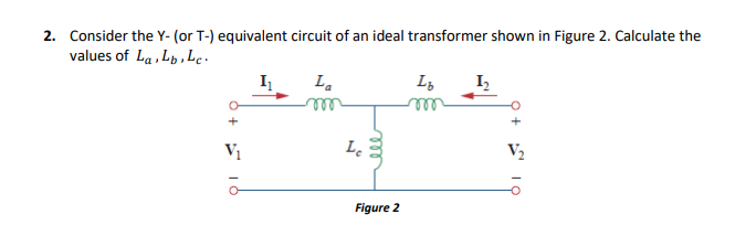 Solved Consider the Y - (or T-) equivalent circuit of an | Chegg.com