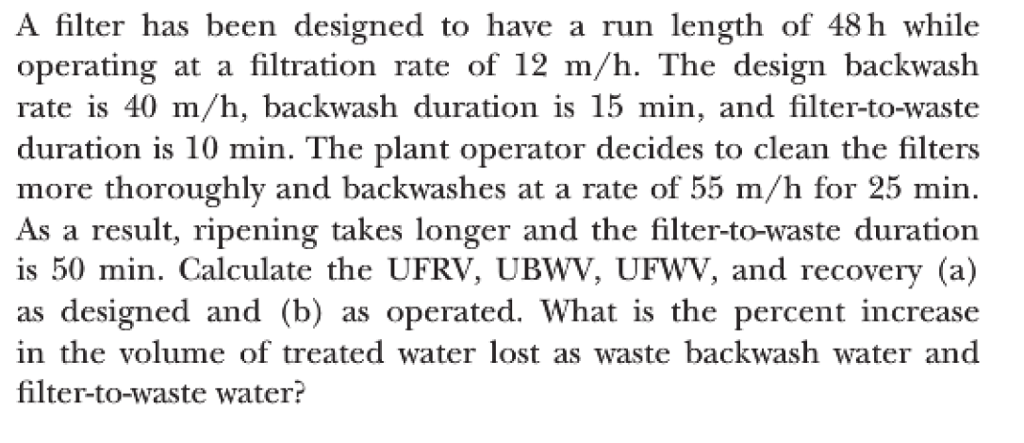 Solved A Filter Has Been Designed To Have A Run Length Of | Chegg.com