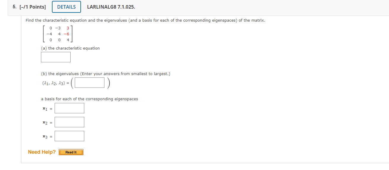 Solved linear algebra please answer both of the question | Chegg.com