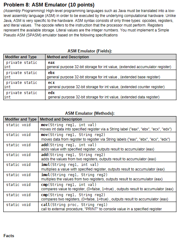 Assembly Language Emulator