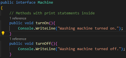 Solved I am getting an error on my methods after creating an | Chegg.com