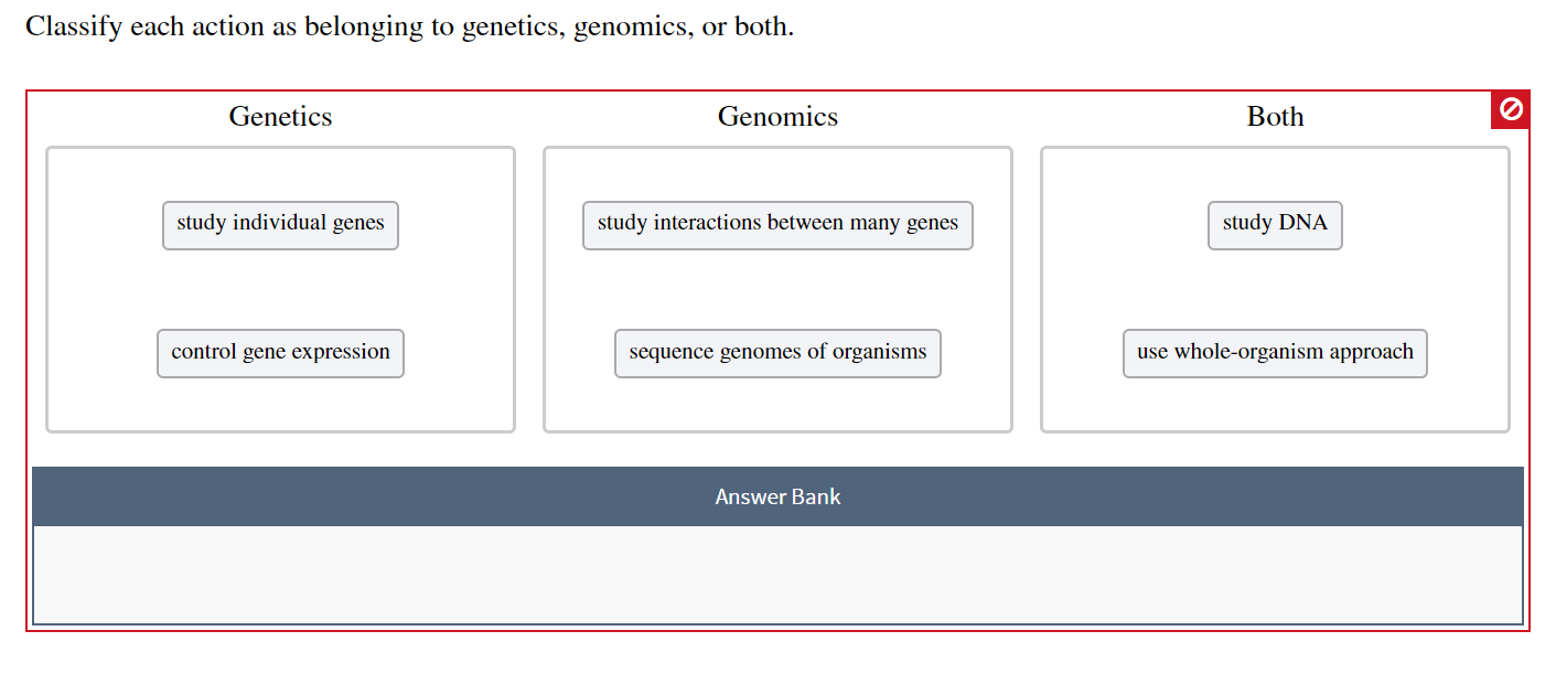 Solved Classify each action as belonging to genetics, | Chegg.com