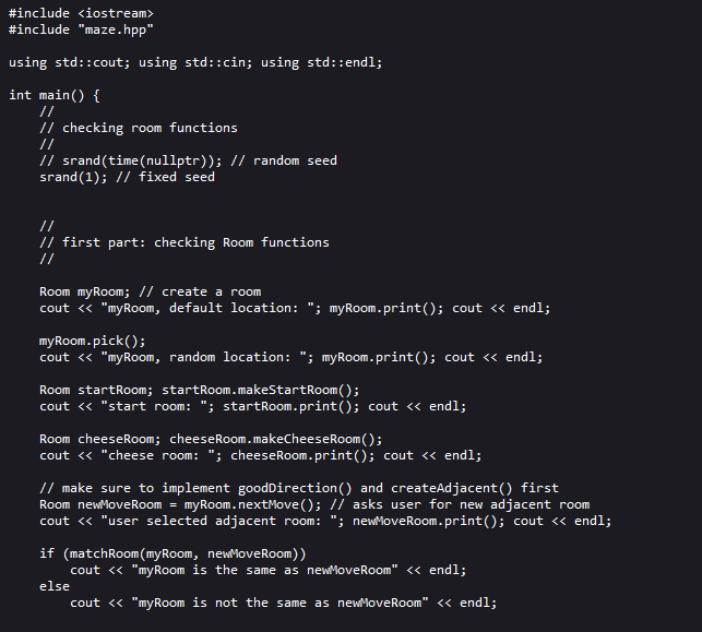 Solved That is the assignment, here is the header file and | Chegg.com