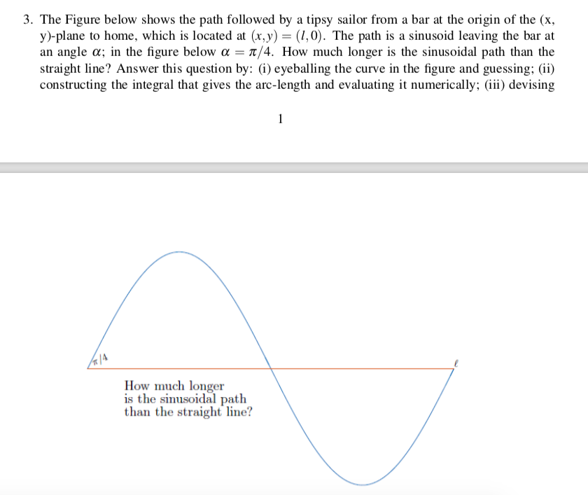 Solved 3. The Figure below shows the path followed by a | Chegg.com