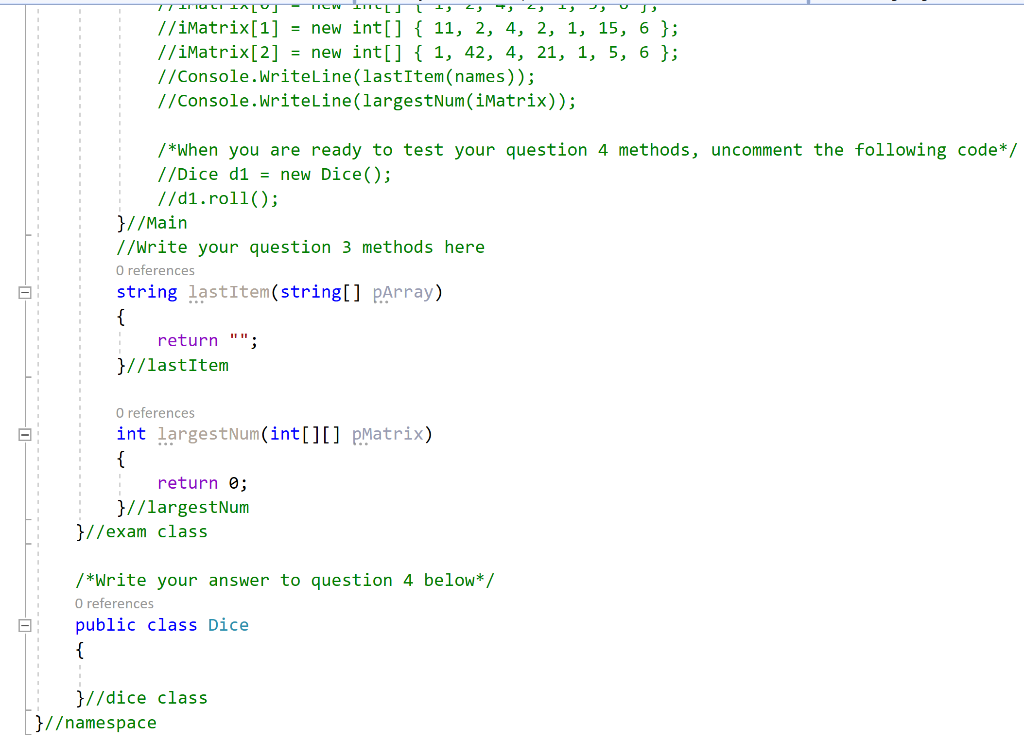 Solved C# IN VISUAL STUDIO ONLY!!! I have a template to | Chegg.com