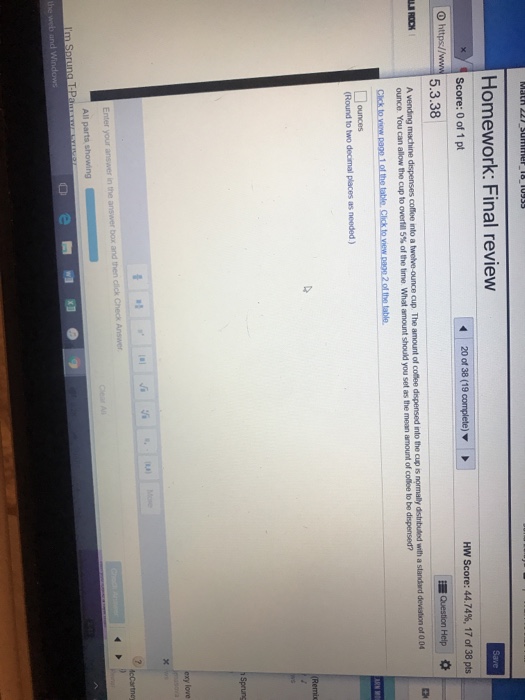 Solved a vending machine dispenses coffee into a