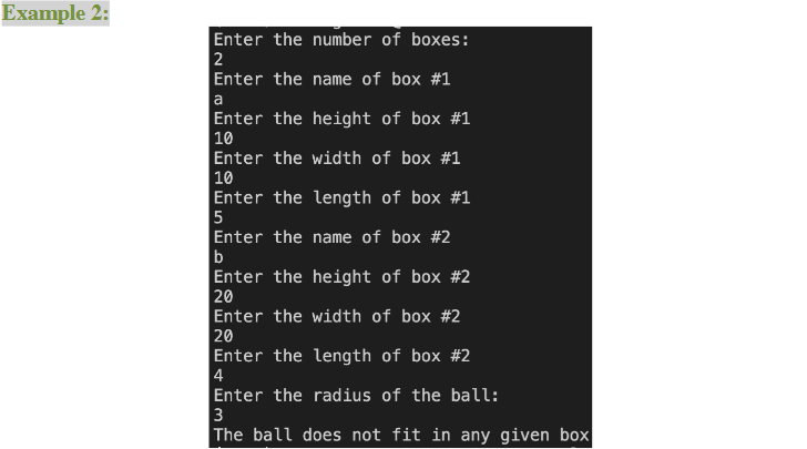 Solved In JAVA In BOX class: Store information for height, | Chegg.com