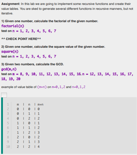 Solved Assignment: In this lab we are going to implement | Chegg.com