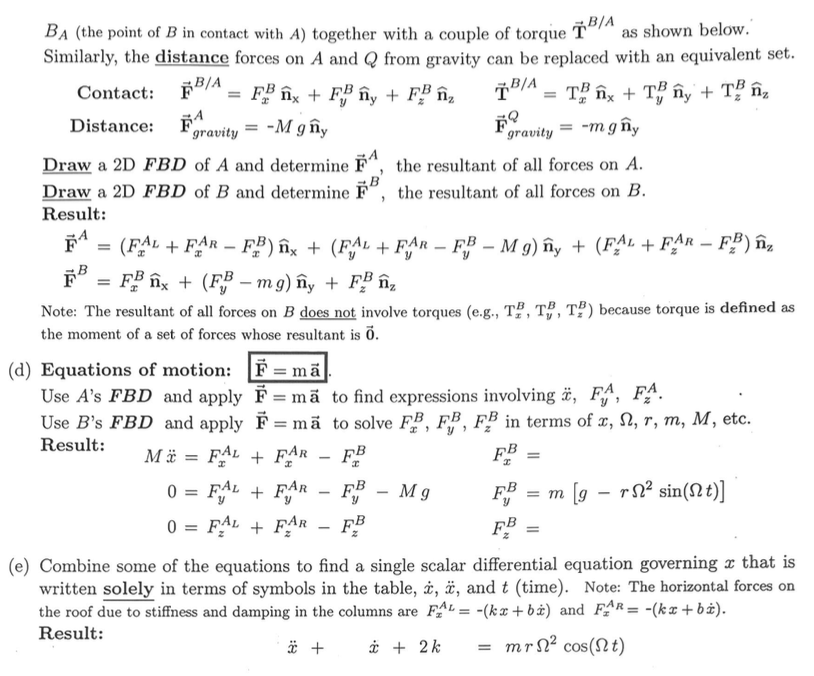 Airconditioner on building with two FBDs (freebody