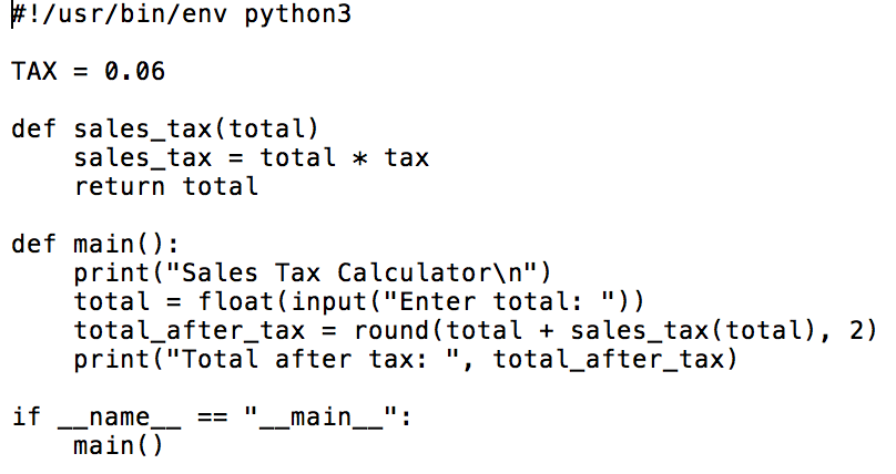 Solved Using Python (3), Debug The Following Assignment: | Chegg.com