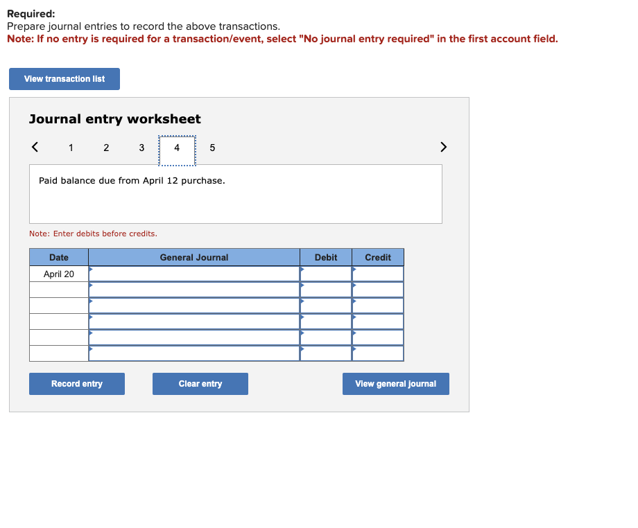Solved Required: Prepare journal entries to record the above | Chegg.com