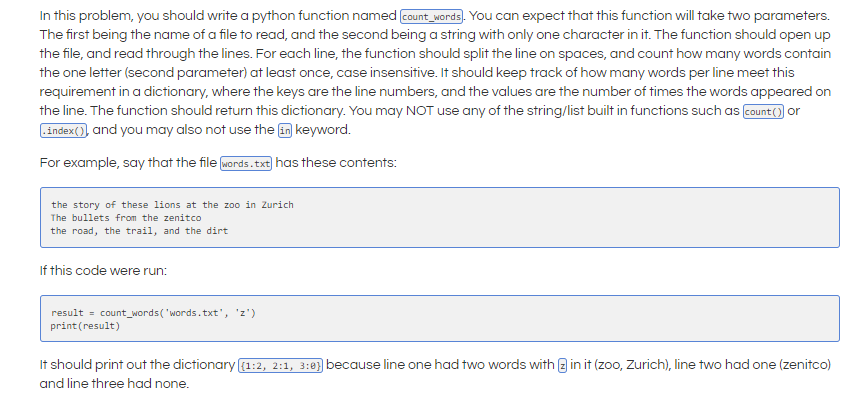 Solved In this problem, you should write a python function | Chegg.com