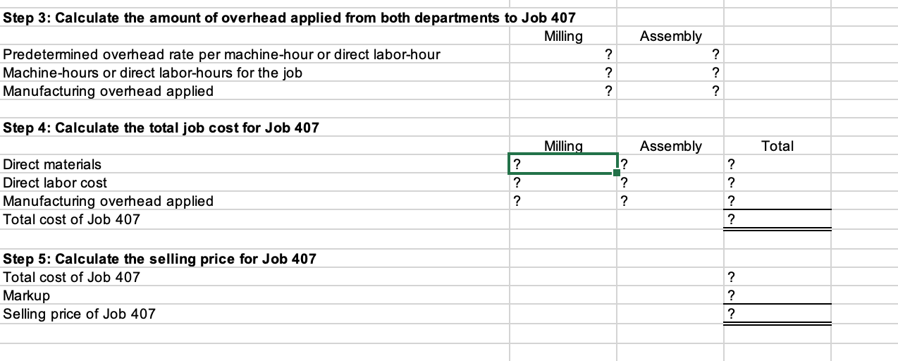 Solved ! Required information Chapter 2: Applying Excel Step | Chegg.com