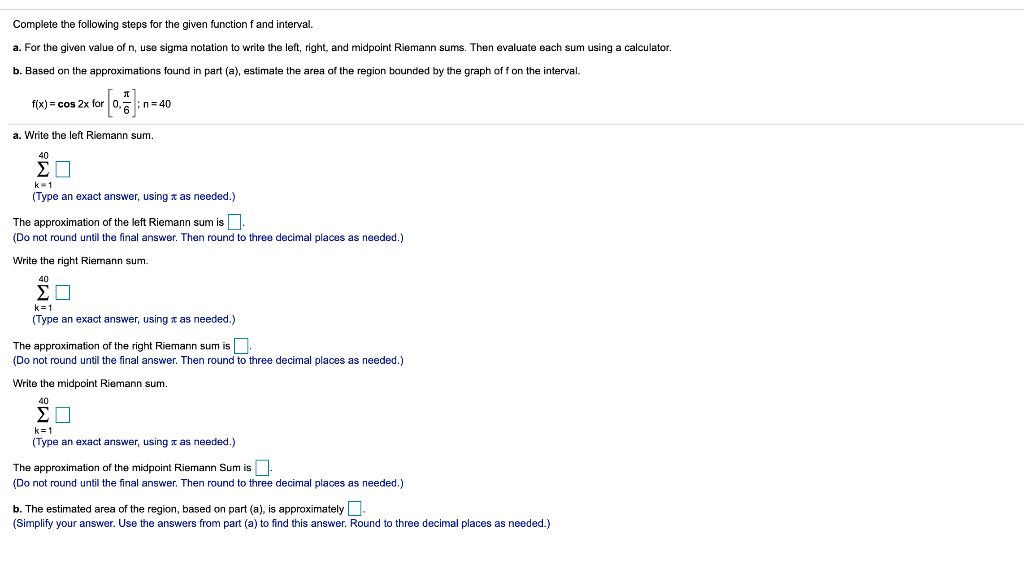 Solved Complete the following steps for the given function f | Chegg.com
