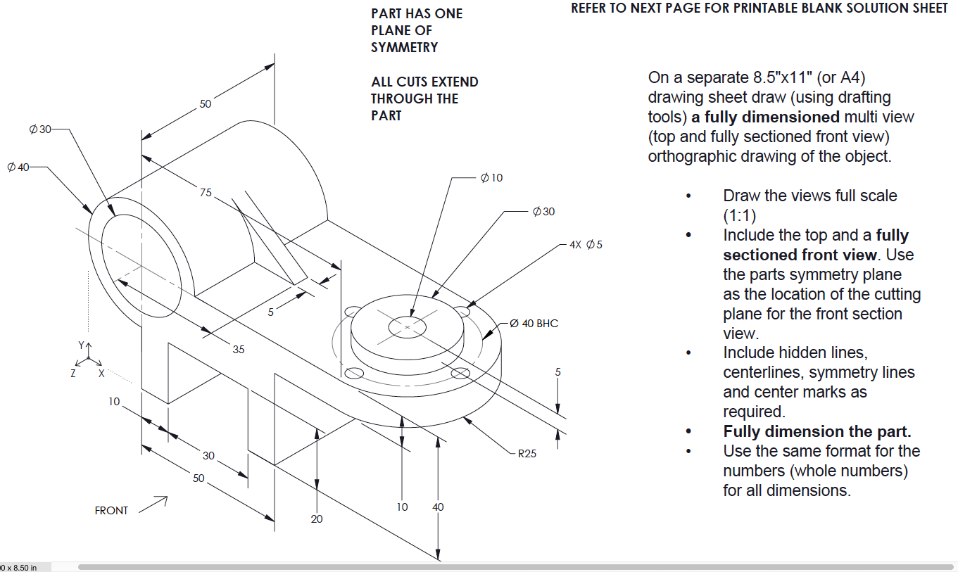 Solved Refer To Next Page For Printable Blank Solution Sheet 