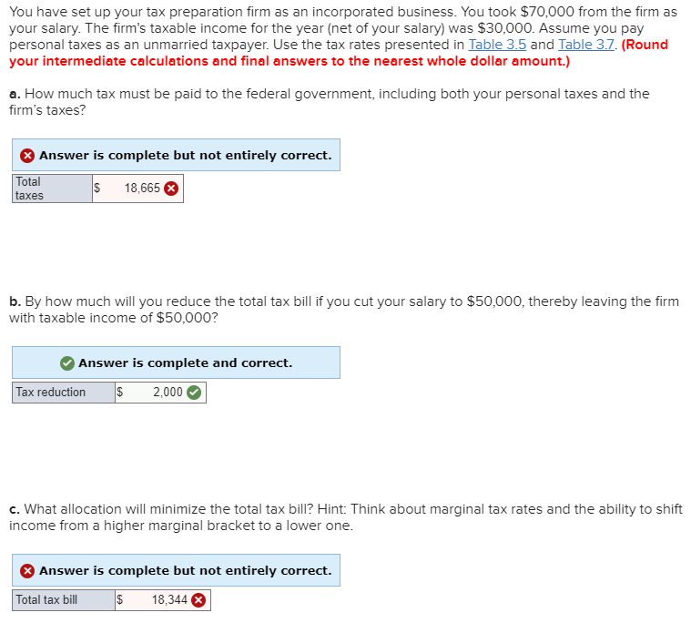 Solved You have set up your tax preparation firm as an
