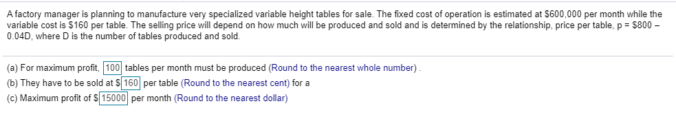 Solved A factory manager is planning to manufacture very | Chegg.com