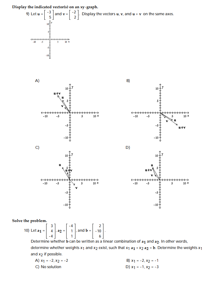 Solved Determine whether the system is consistent 1) x1 + x2 | Chegg.com