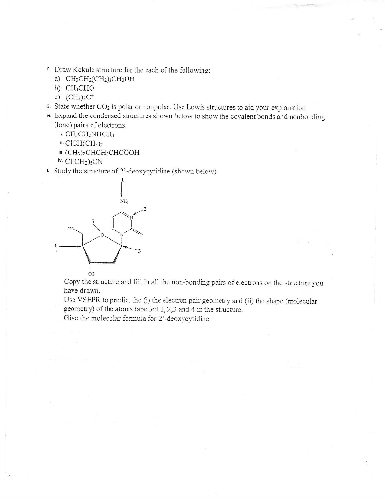 Solved Organic Chemistry QUESTION 5 A. Which one of the | Chegg.com