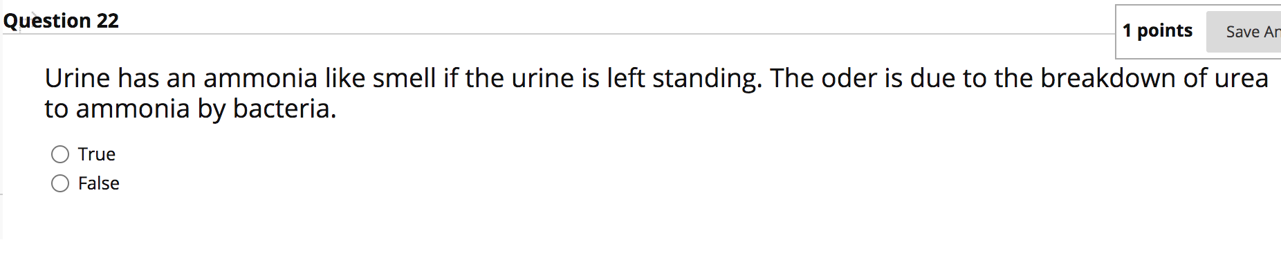 Solved Question 15 1 points Save An The order of structures | Chegg.com