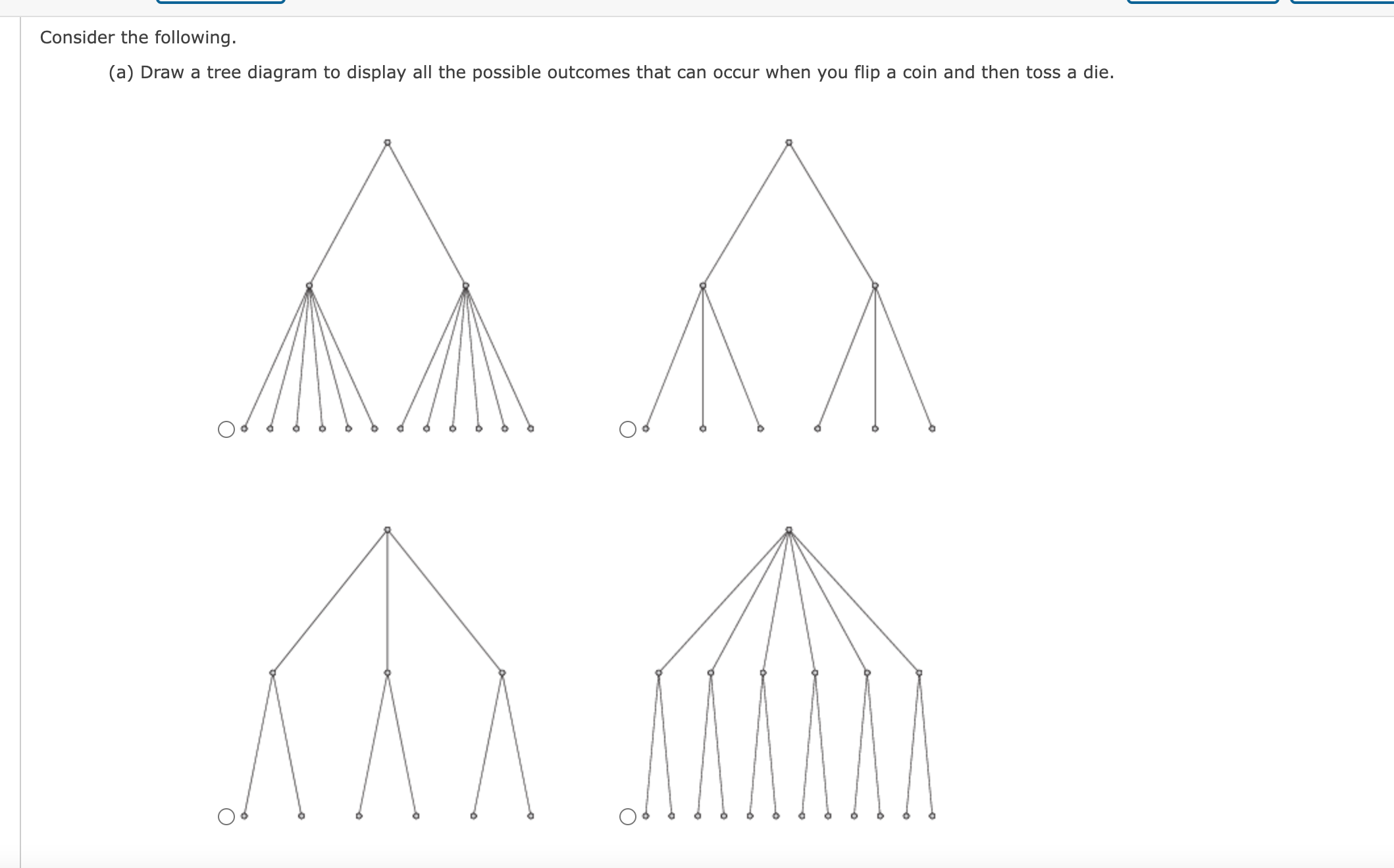 Solved (a) Draw a tree diagram to display all the possible | Chegg.com