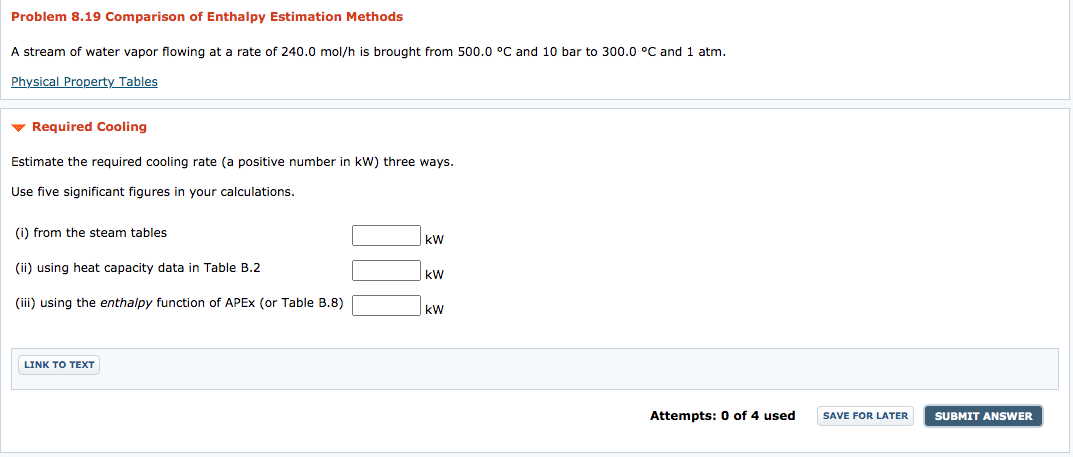 Solved Calculate Wcom and Enthalpy at stream 2 if the