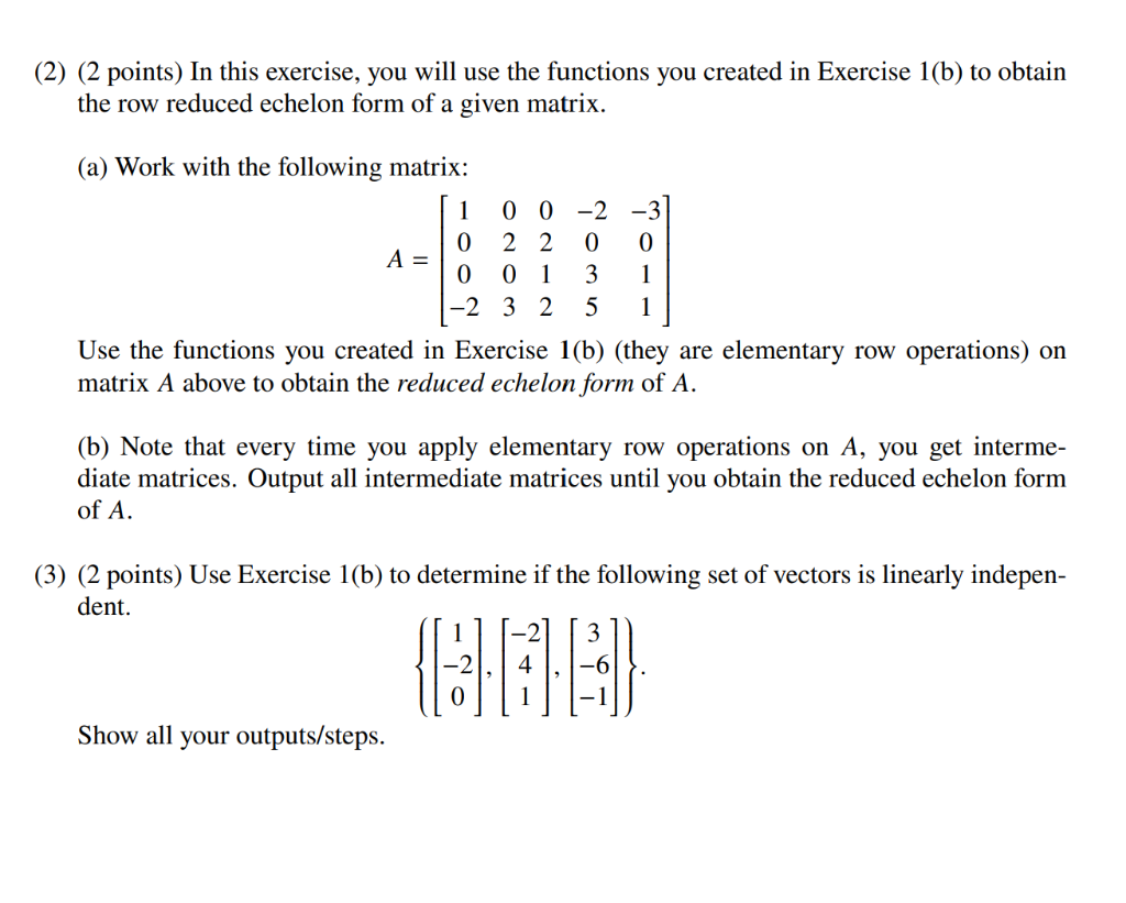 Solved 1) (6 Points) In This Exercise, You Will Create The | Chegg.com ...