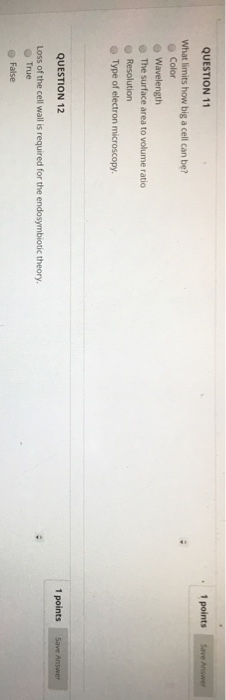 Solved QUESTION 11 . 1 points Save Answer What limits how | Chegg.com