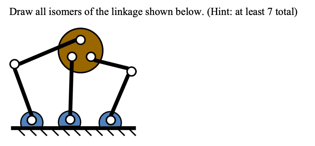 Solved Draw all isomers of the linkage shown below. (Hint: | Chegg.com