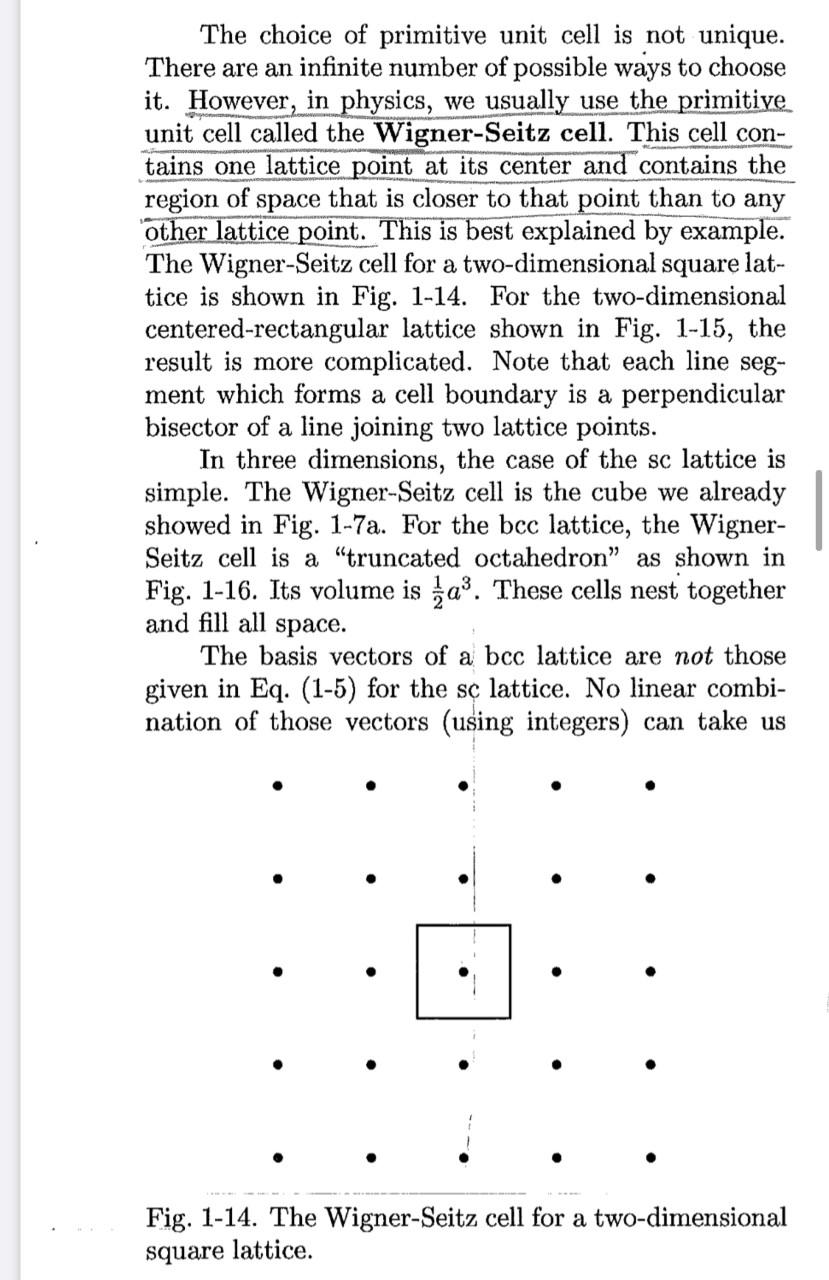 Solved The choice of primitive unit cell is not unique. | Chegg.com