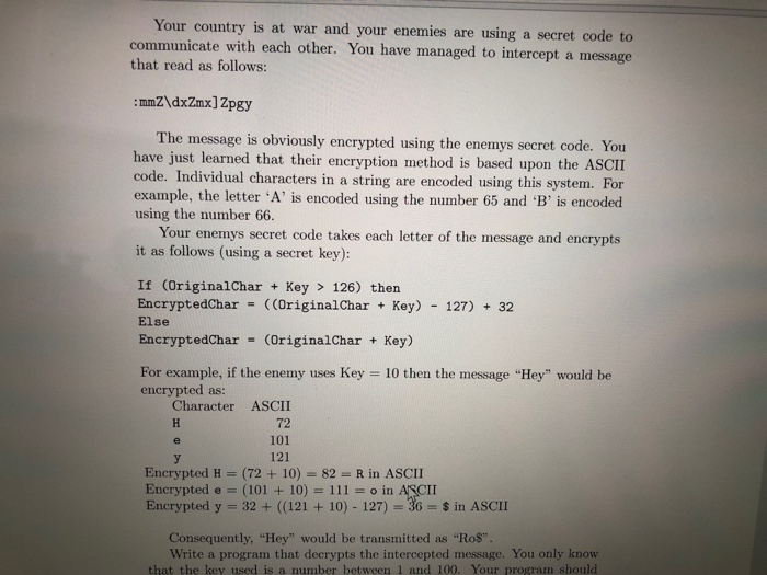 solved-your-country-is-at-war-and-your-enemies-are-using-a-chegg