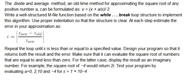 Solved The divide and average. method, an old-time method | Chegg.com
