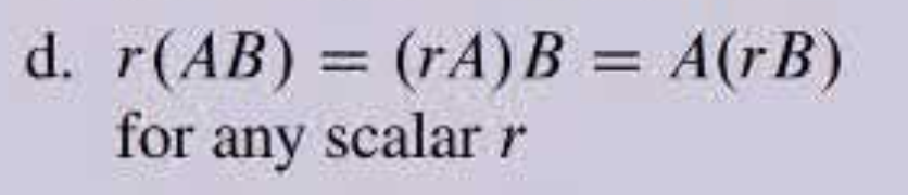 Solved R(AB)=(rA)B=A(rB) For Any Scalar R38. Prove Theorem | Chegg.com