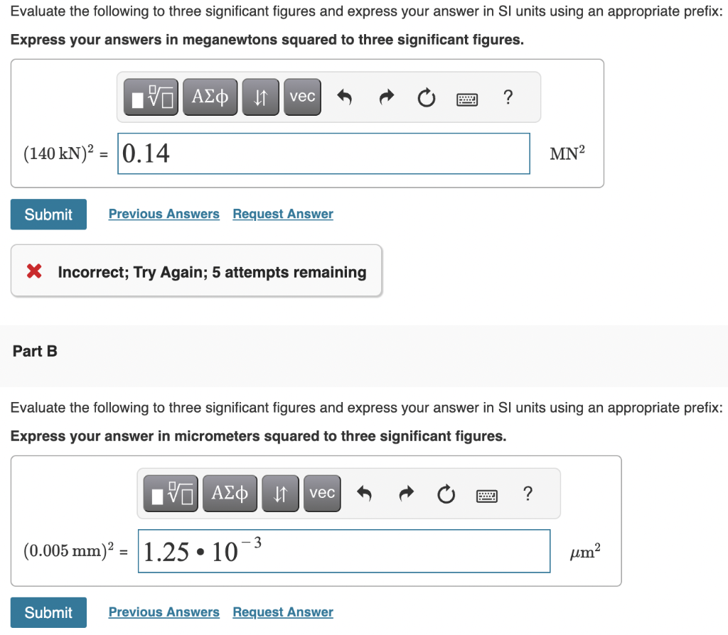 Solved Evaluate The Following To Three Significant Figures | Chegg.com