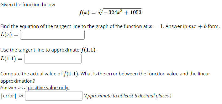 Let Y 42 Find The Change In Y Ay When X 4 And Ac Chegg Com