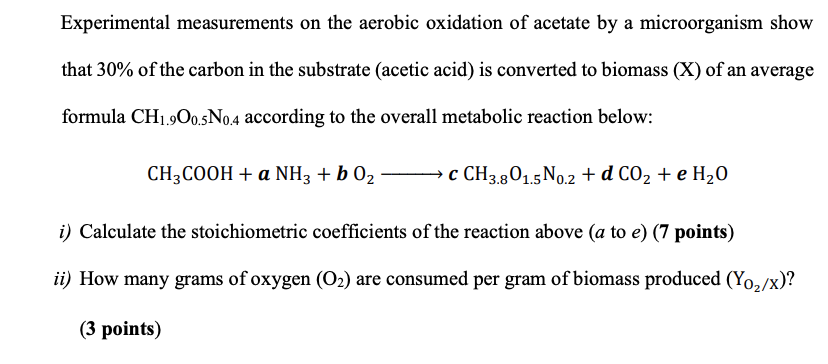 Solved Experimental measurements on the aerobic oxidation of | Chegg.com